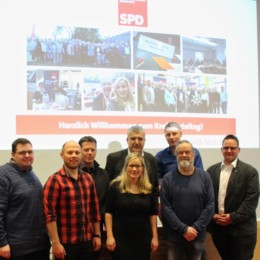 Die Mitglieder des Vorstandes des SPD-Kreisverbandes MSE.